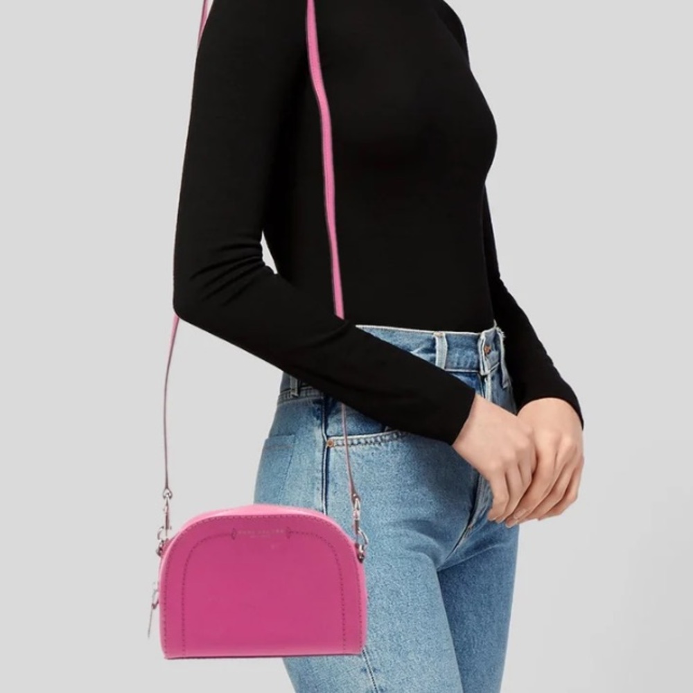 Elegant Pink Crossbody Bag